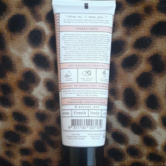 FRANK BODY GLOW MASK CAFFEINATED New & Sealed! - Picture 2 of 2